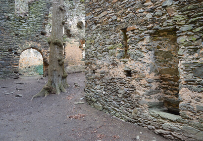 View of the western part of the courtyard.