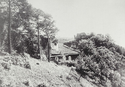 Nový Hrádek gamekeeper’s house from the north-east, second quarter of the 20th century.